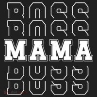 Boss Mama Retro Cute Gift For Mom Comfort Colors Boxy T-Shirt thumb 3