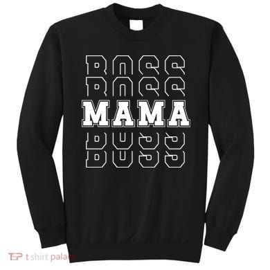 Boss Mama Retro Cute Gift For Mom Sweatshirt