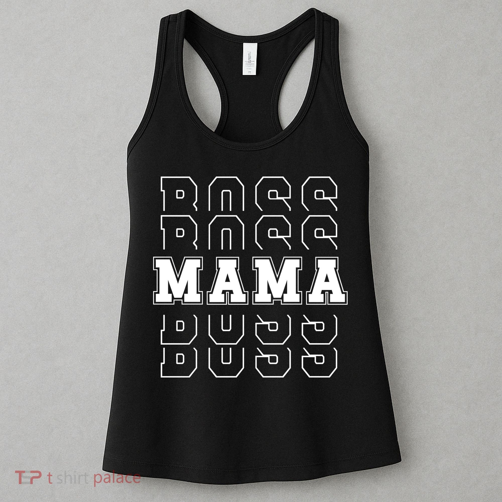 Boss Mama Retro Cute Gift For Mom Women's Tank Top