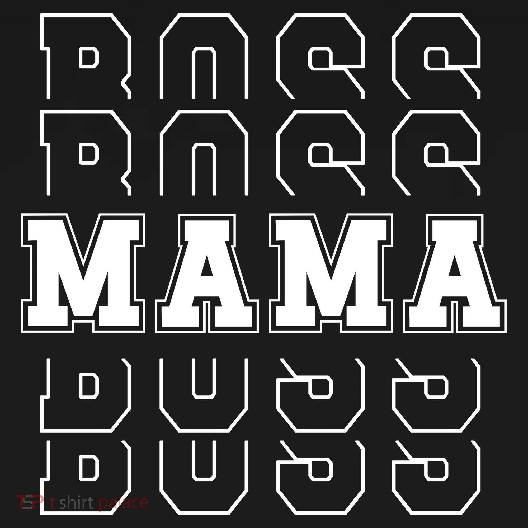 Boss Mama Retro Cute Gift For Mom Women's Tank Top