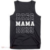 Boss Mama Retro Cute Gift For Mom Tank Top thumb 0