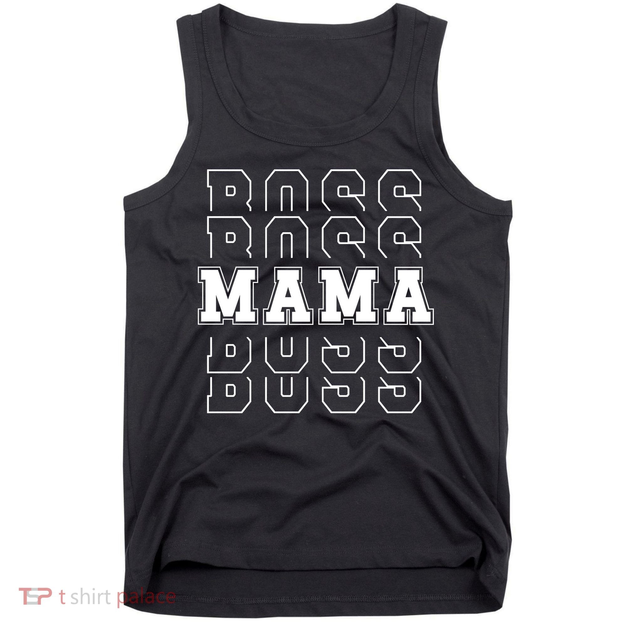 Boss Mama Retro Cute Gift For Mom Tank Top