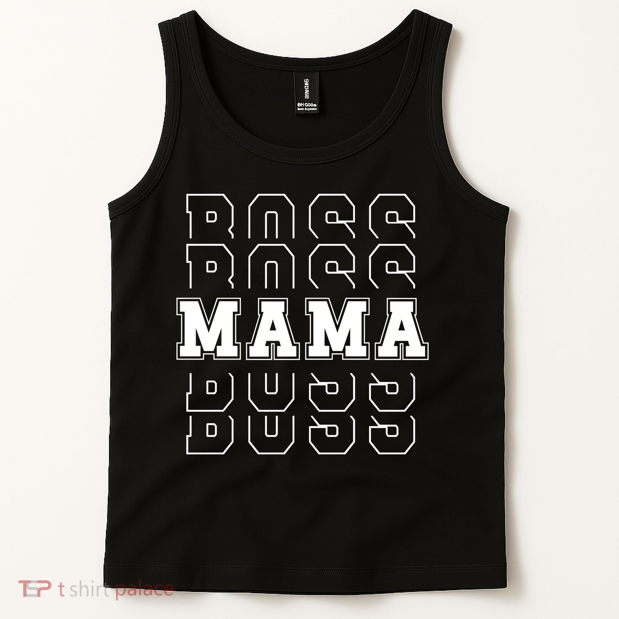 Boss Mama Retro Cute Gift For Mom Tank Top