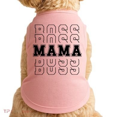 Boss Mama Retro Cute Gift For Mom Doggie Tank