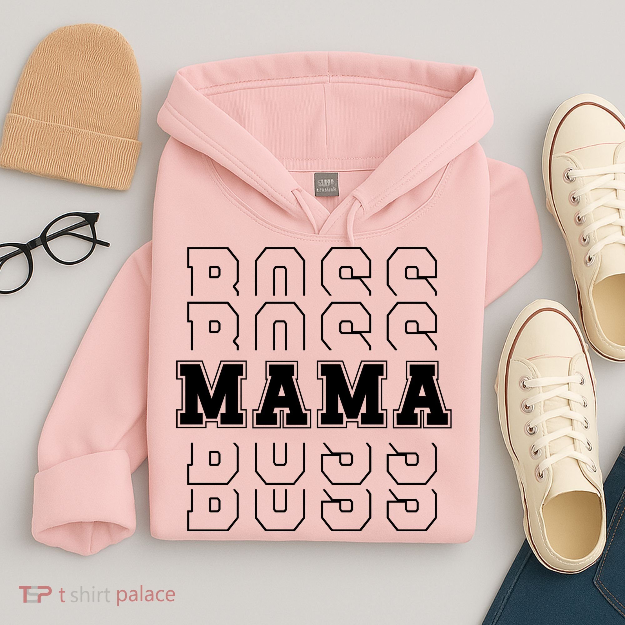Boss Mama Retro Cute Gift For Mom Hoodie