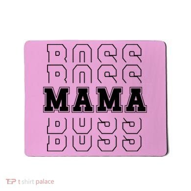 Boss Mama Retro Cute Gift For Mom Mousepad
