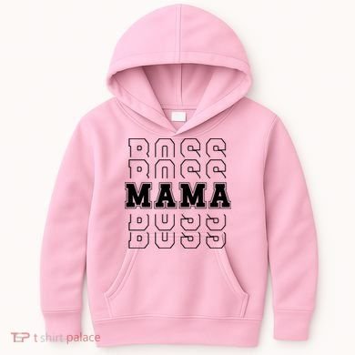 Boss Mama Retro Cute Gift For Mom Kids Hoodie