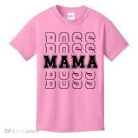 Boss Mama Retro Cute Gift For Mom Kids T-Shirt thumb 0