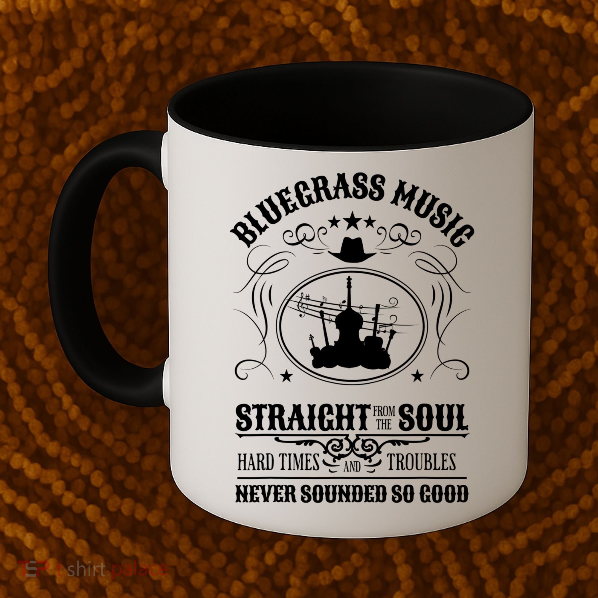 Bluegrass Music Straight From The Soul Music Lover Guift Coffee Mug