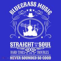 Bluegrass Music Straight From The Soul Music Lover Guift Button thumb 1