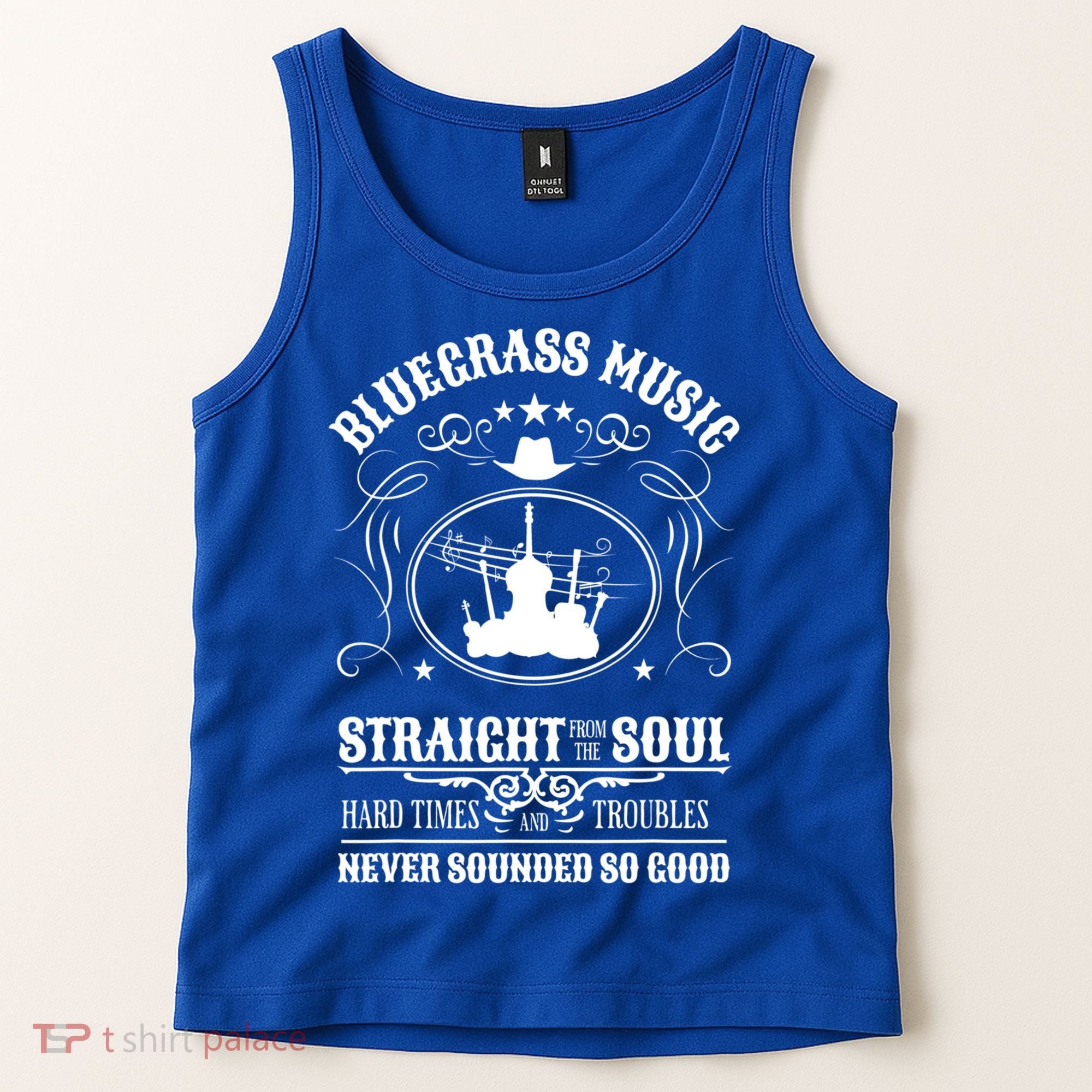 Bluegrass Music Straight From The Soul Music Lover Guift Tank Top