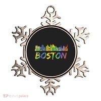 Boston Massachusetts Skyline Paint Ornament thumb 0