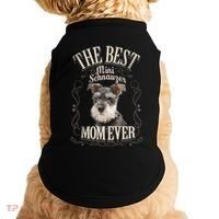 Best Mini Schnauzer Mom Ever Miniature Schnauzer Dog Funny Gift Doggie Tank thumb 0
