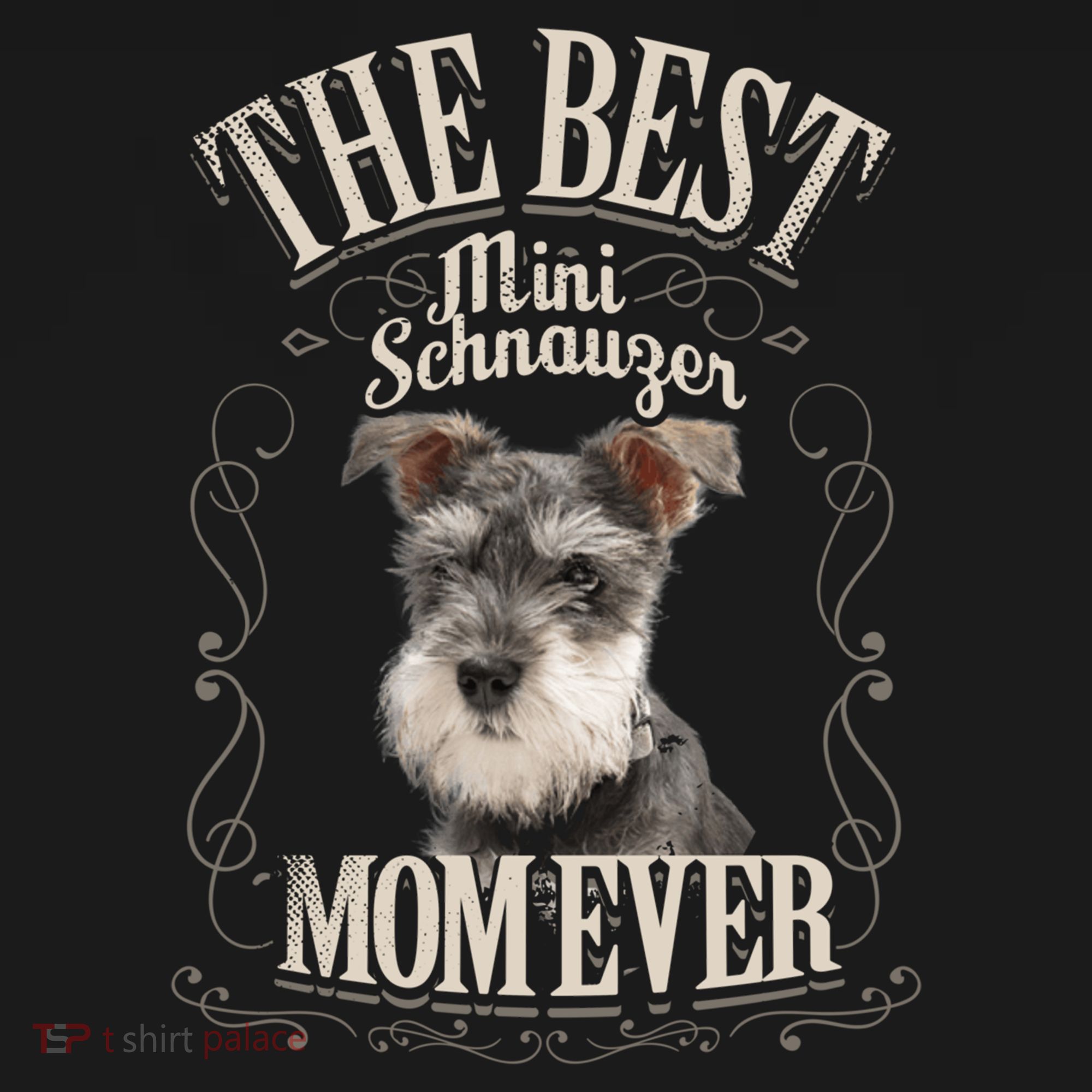 Best Mini Schnauzer Mom Ever Miniature Schnauzer Dog Funny Gift Women's Hoodie