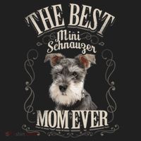Best Mini Schnauzer Mom Ever Miniature Schnauzer Dog Funny Gift Golf Towel thumb 3