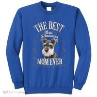 Best Mini Schnauzer Mom Ever Miniature Schnauzer Dog Funny Gift Sweatshirt thumb 0