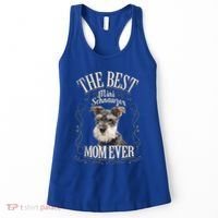 Best Mini Schnauzer Mom Ever Miniature Schnauzer Dog Funny Gift Women's Tank Top thumb 0