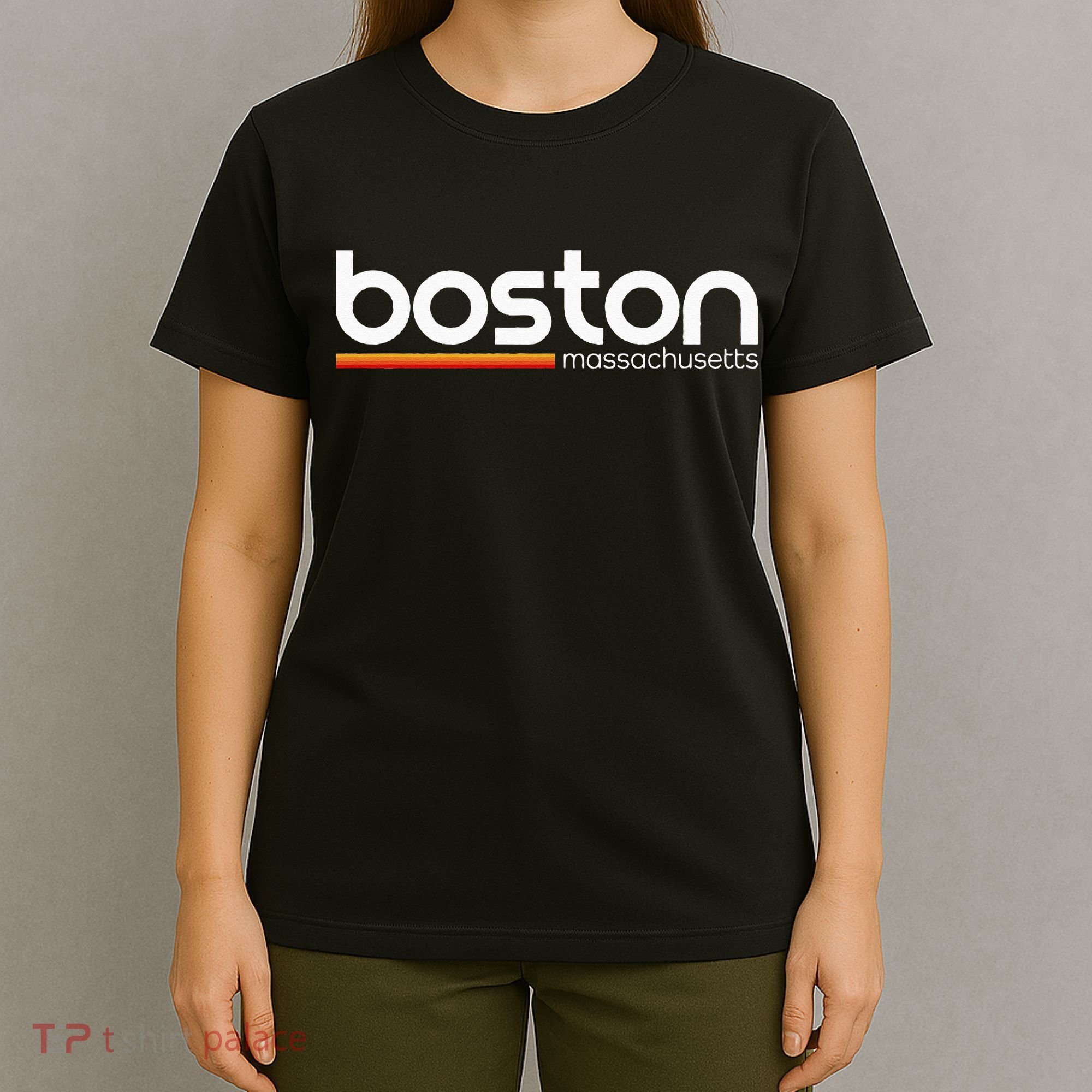 Boston Massachusetts Souvenir Vintage Massachusetts Boston T-Shirt