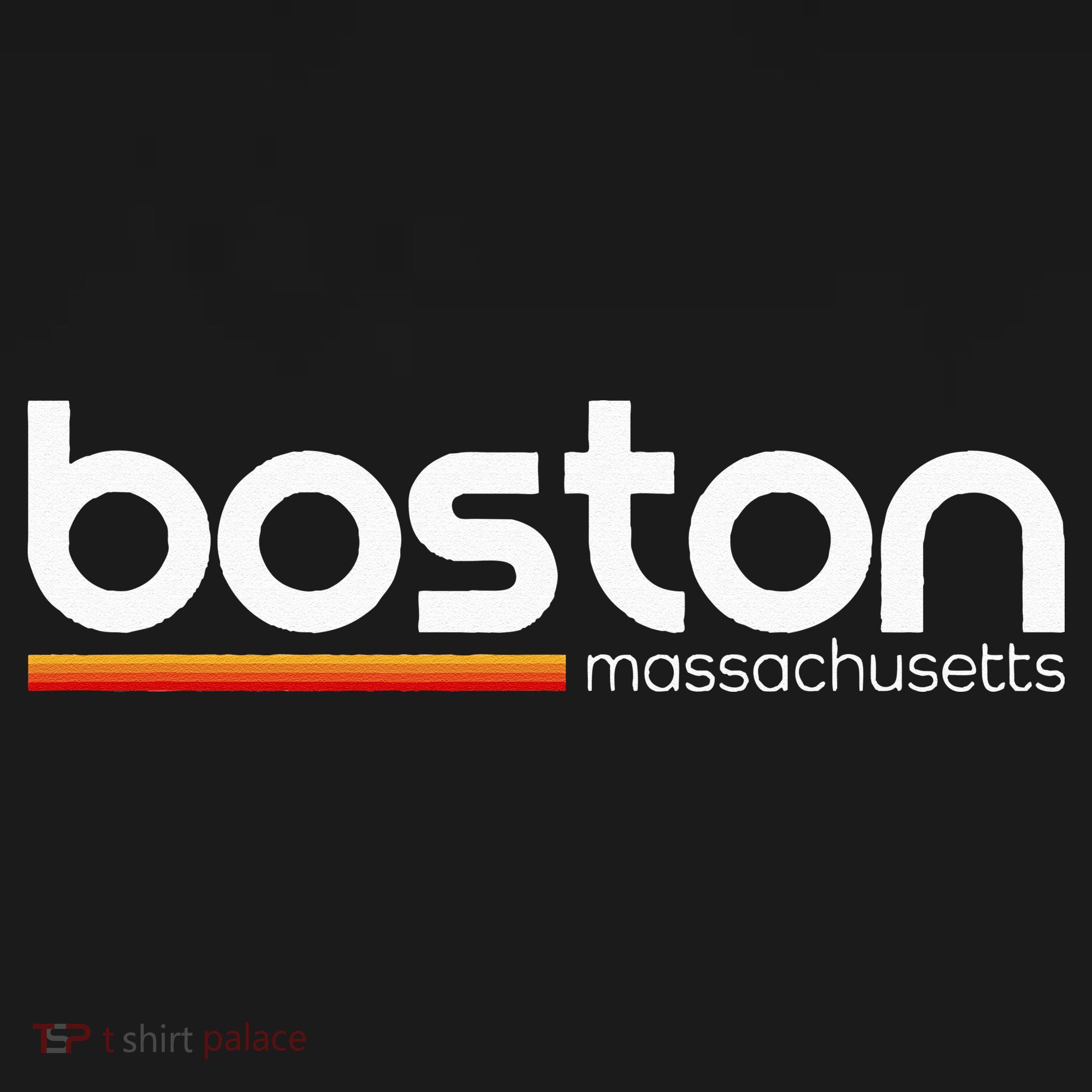 Boston Massachusetts Souvenir Vintage Massachusetts Boston T-Shirt