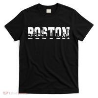 Boston Massachusetts Skyline Graphic Apparel T-Shirt thumb 0