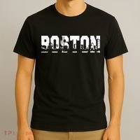 Boston Massachusetts Skyline Graphic Apparel T-Shirt thumb 3