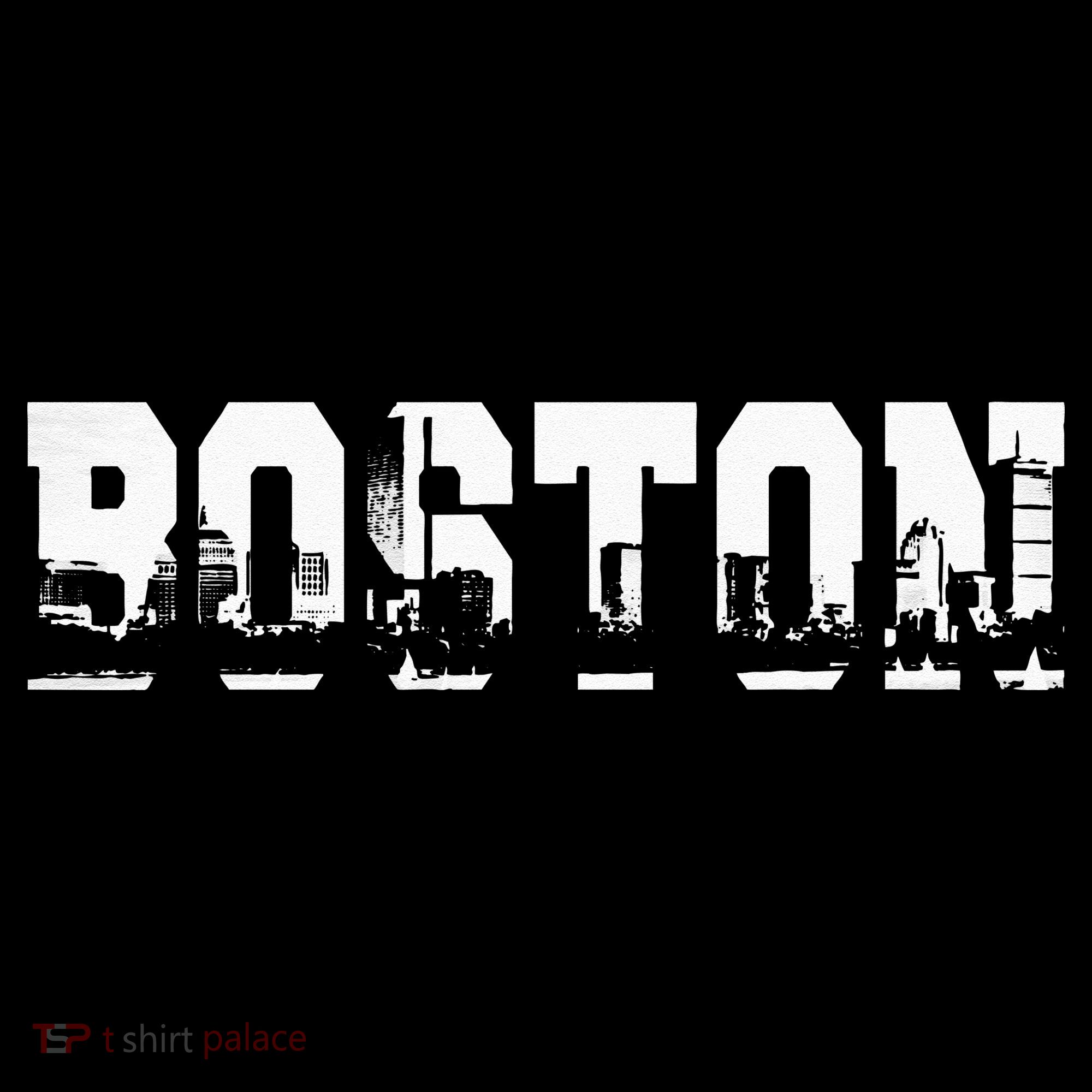 Boston Massachusetts Skyline Graphic Apparel Kids Sweatshirt