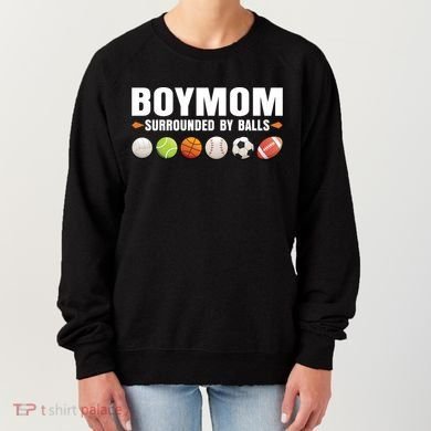 Boy Mom Surrounded By Balls Women's Sweatshirt