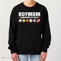 Boy Mom Surrounded By Balls Women's Sweatshirt thumb 0