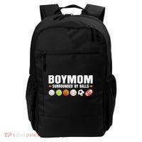 Boy Mom Surrounded By Balls Backpack thumb 0