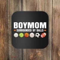Boy Mom Surrounded By Balls Coaster thumb 0