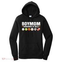 Boy Mom Surrounded By Balls Women's Hoodie thumb 0