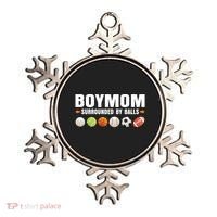 Boy Mom Surrounded By Balls Ornament thumb 0