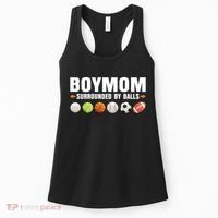 Boy Mom Surrounded By Balls Women's Tank Top thumb 0