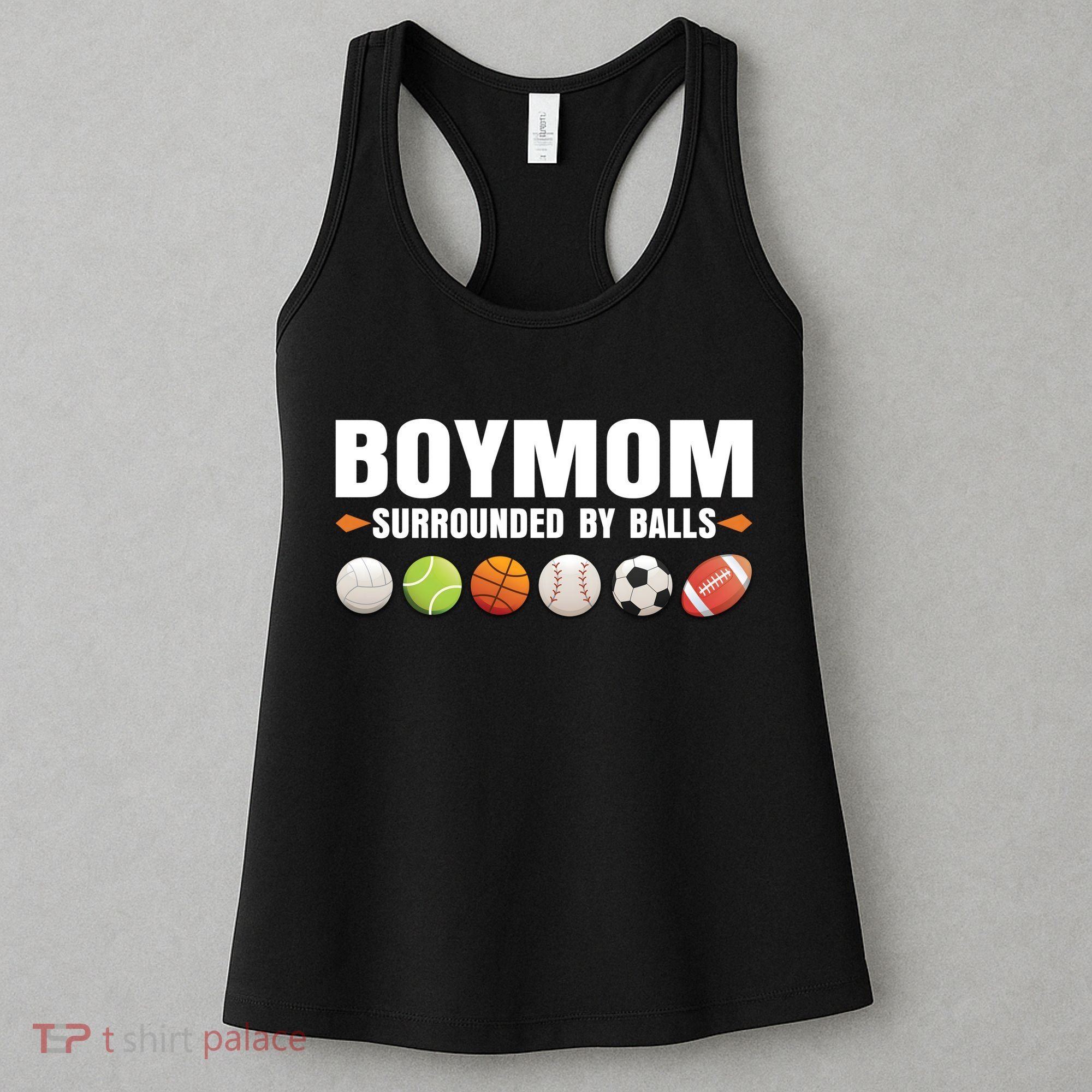 Boy Mom Surrounded By Balls Women's Tank Top