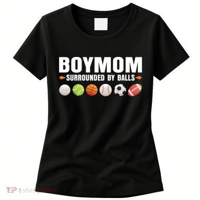 Boy Mom Surrounded By Balls Women's T-Shirt
