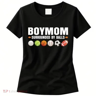 Boy Mom Surrounded By Balls Women's T-Shirt