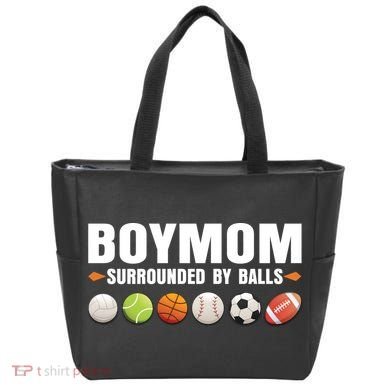 Boy Mom Surrounded By Balls Tote Bag