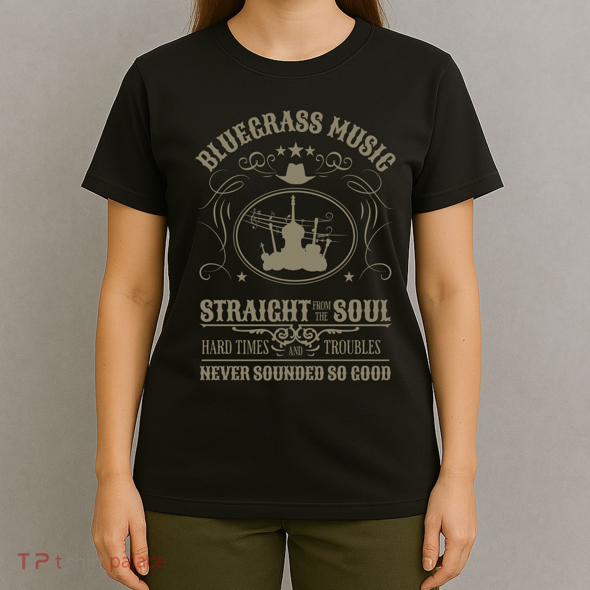 Bluegrass Music Straight From The Soul T-Shirt