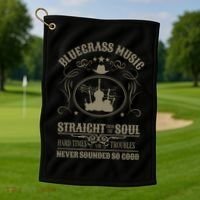 Bluegrass Music Straight From The Soul Golf Towel thumb 1
