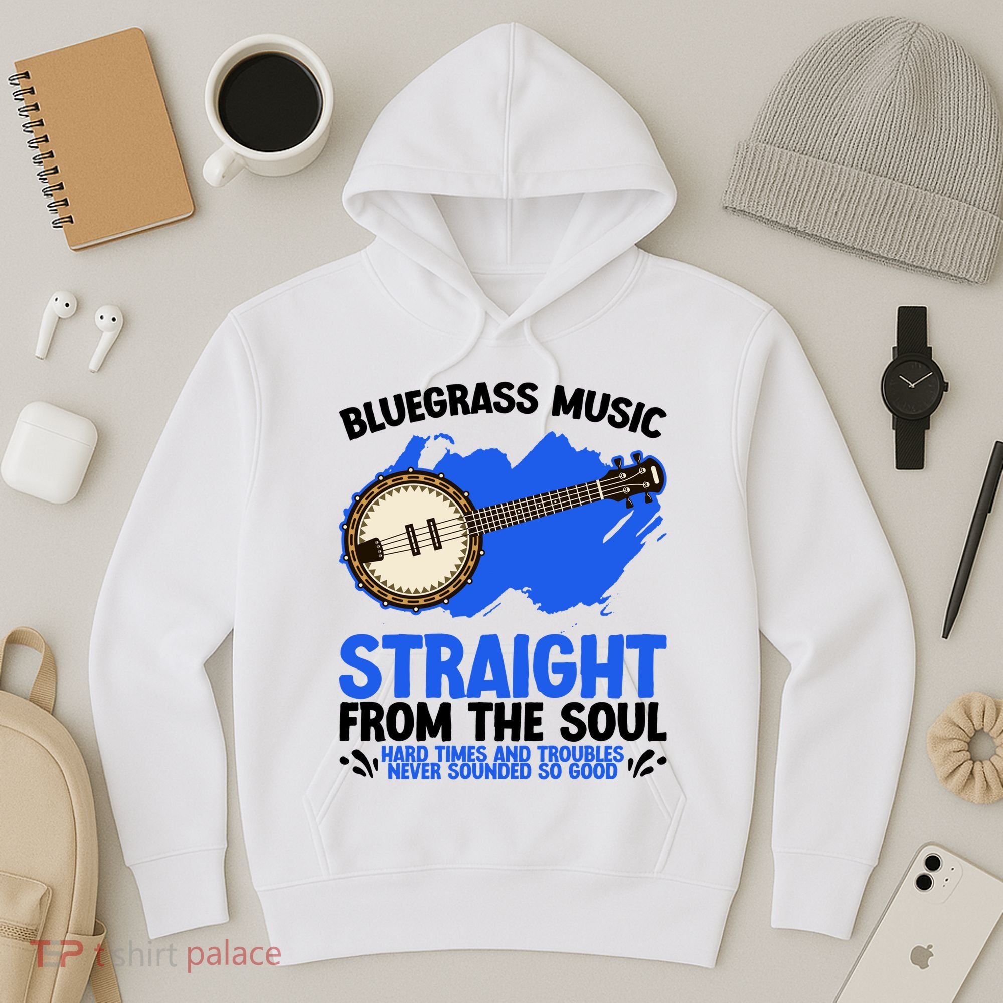Bluegrass Music Straight From The Soul Hoodie