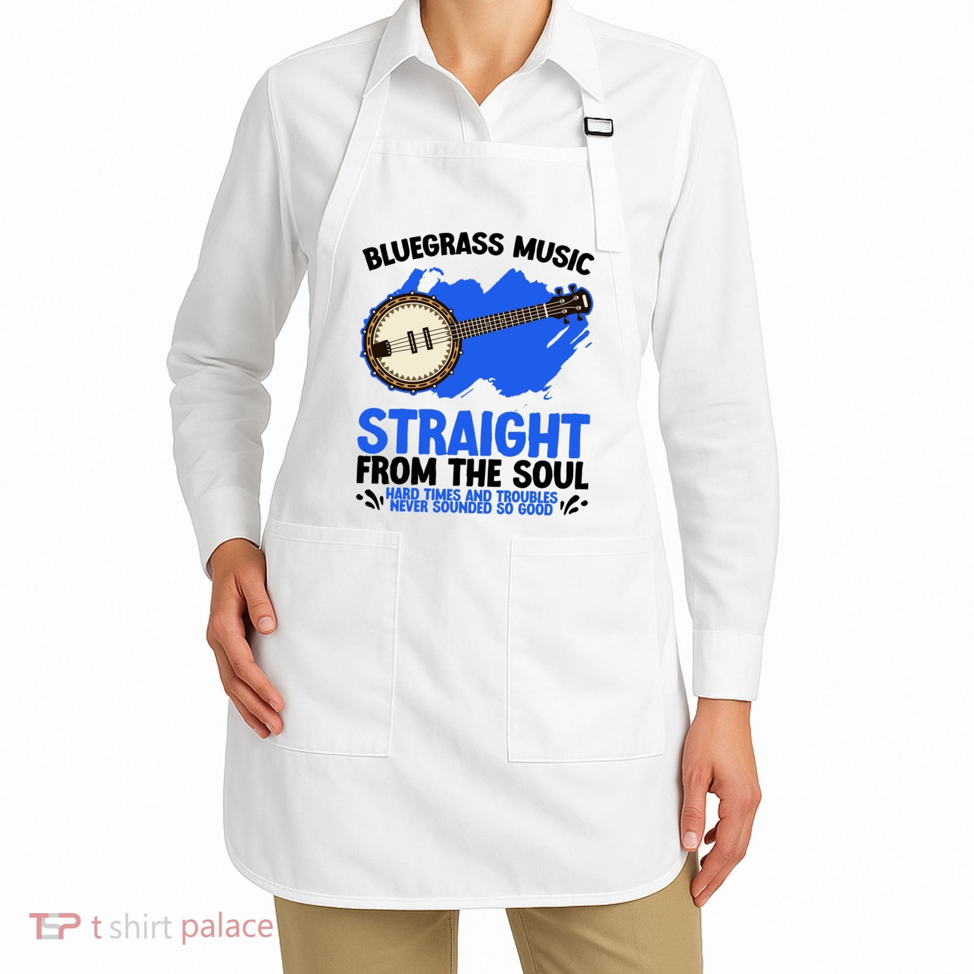 Bluegrass Music Straight From The Soul Apron