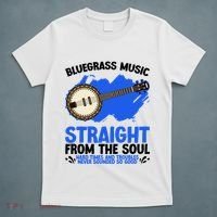 Bluegrass Music Straight From The Soul T-Shirt thumb 5