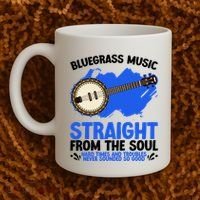 Bluegrass Music Straight From The Soul Coffee Mug thumb 2