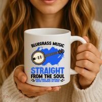 Bluegrass Music Straight From The Soul Coffee Mug thumb 3