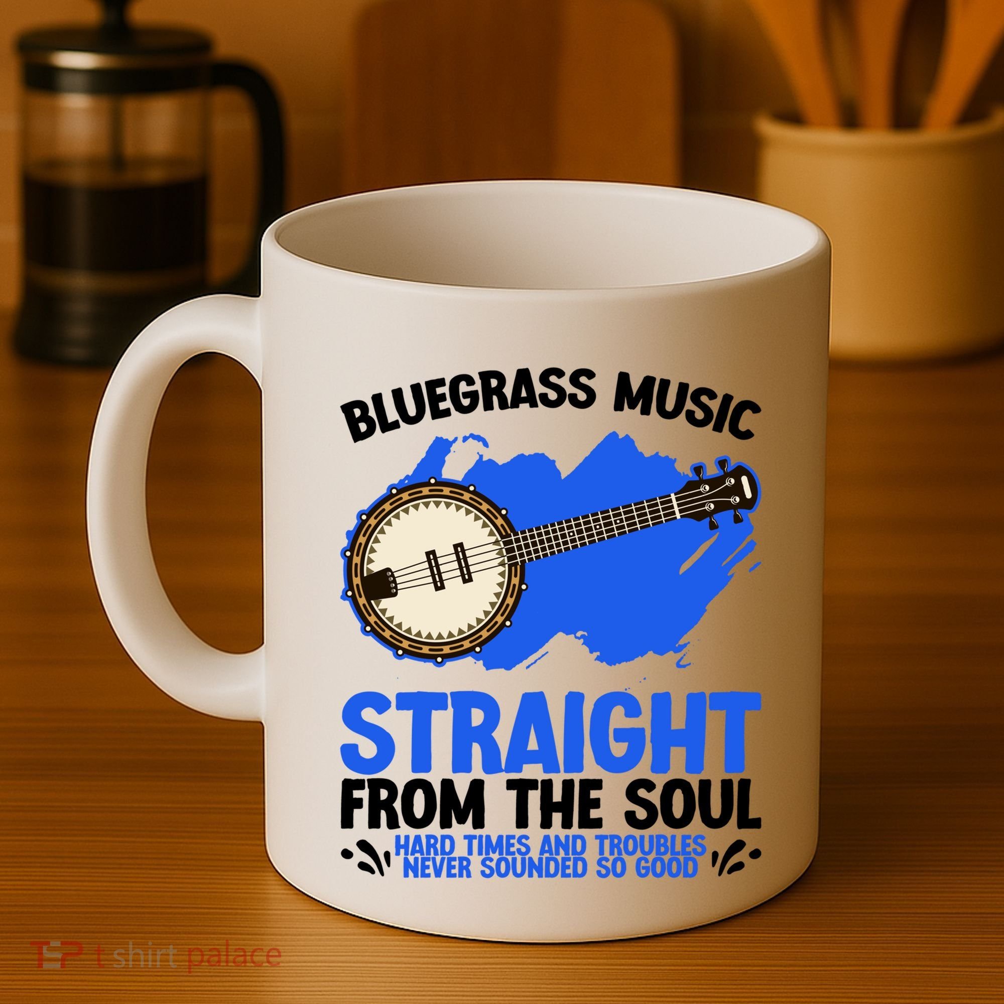 Bluegrass Music Straight From The Soul Coffee Mug