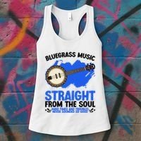 Bluegrass Music Straight From The Soul Women's Tank Top thumb 3