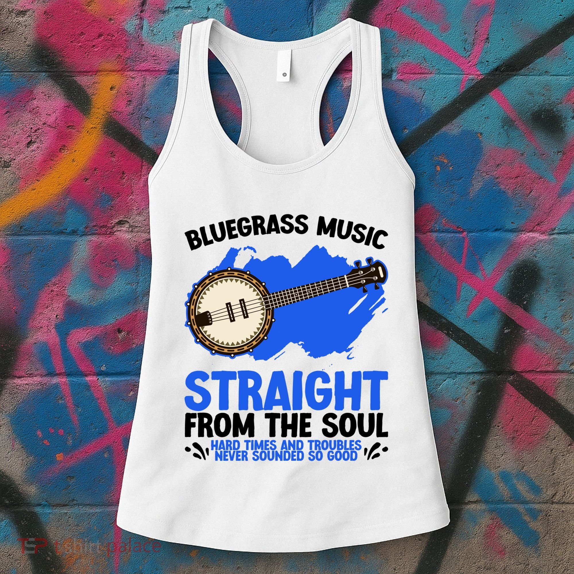 Bluegrass Music Straight From The Soul Women's Tank Top