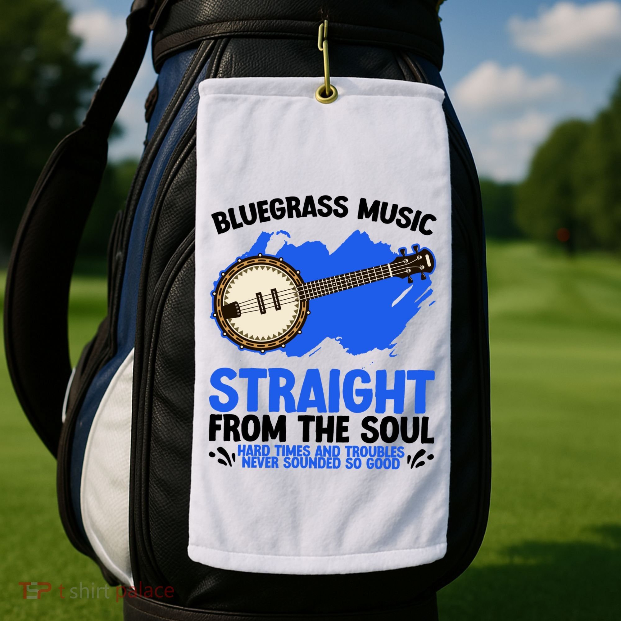Bluegrass Music Straight From The Soul Golf Towel