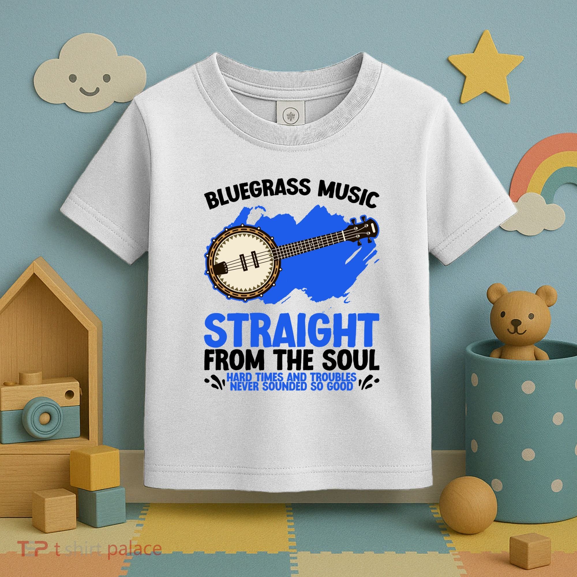 Bluegrass Music Straight From The Soul Toddler T-Shirt