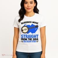 Bluegrass Music Straight From The Soul Women's T-Shirt thumb 4